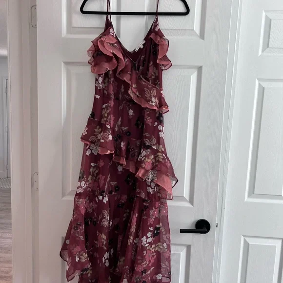 open lace back dress Amazon.com: Women's Dresses Floral Print Knot Front Flounce Sleeve Ruffle  Hem Maxi Dress Dress for Women (Color : Red, Size : X-Large) : Clothing,  Shoes & Jewelry